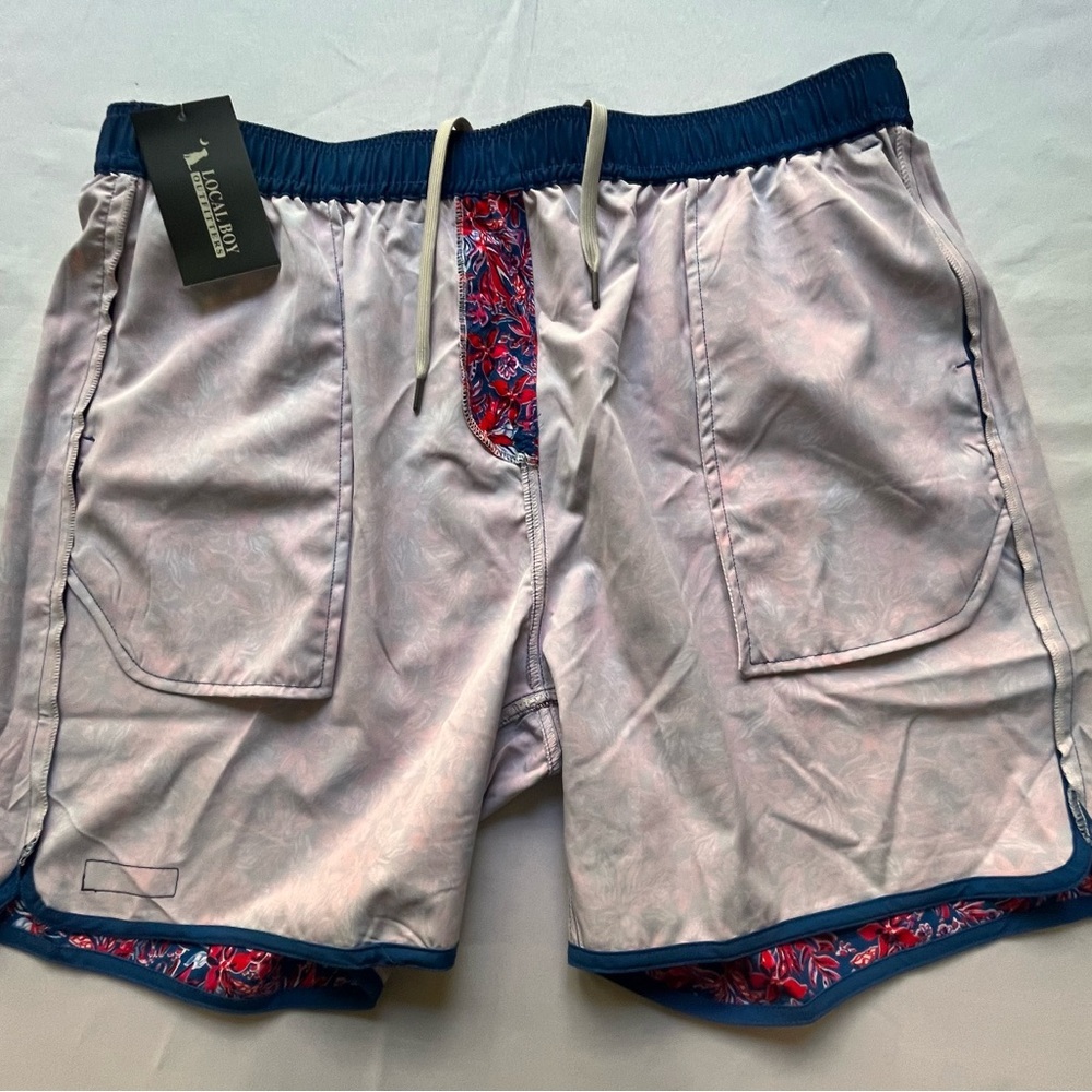 NWT Local Boy Outfitters Swim Shorts/Trunk Size XXL Quick Dry Vibrant Boat Day - Picture 7 of 7